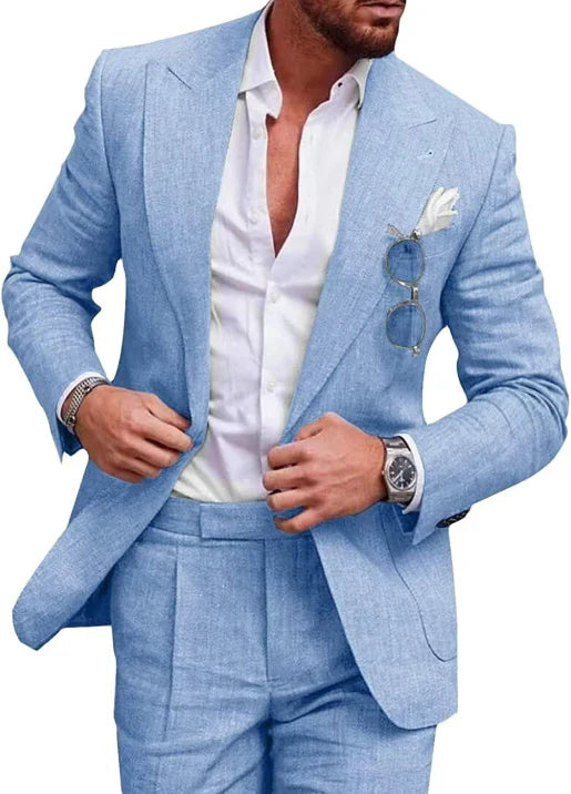 Leon | Men's Formal Two Piece Blazer Pant Suit