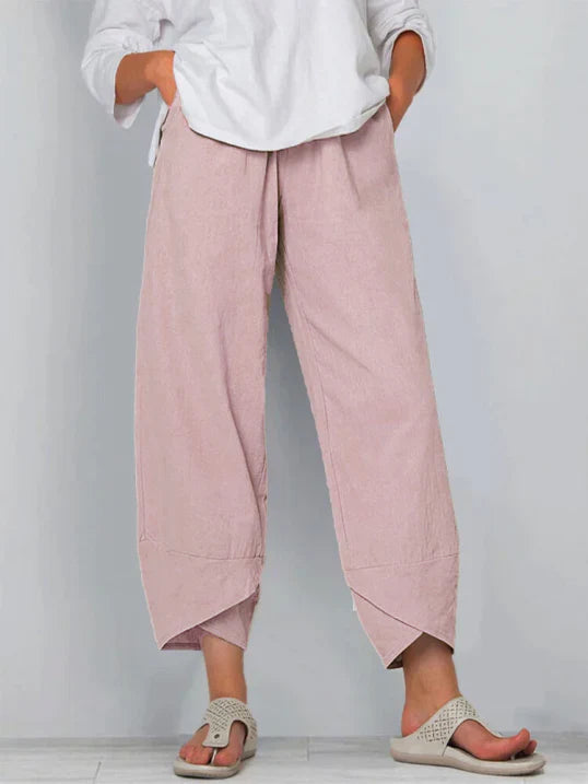 Bianca | Women's High-Waist Wide Leg Tulip Pants