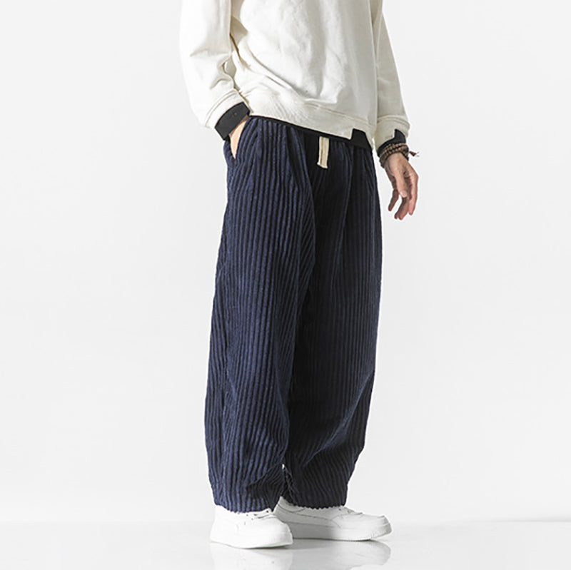 Mason | Men's Relaxed Corduroy Drawstring Trousers