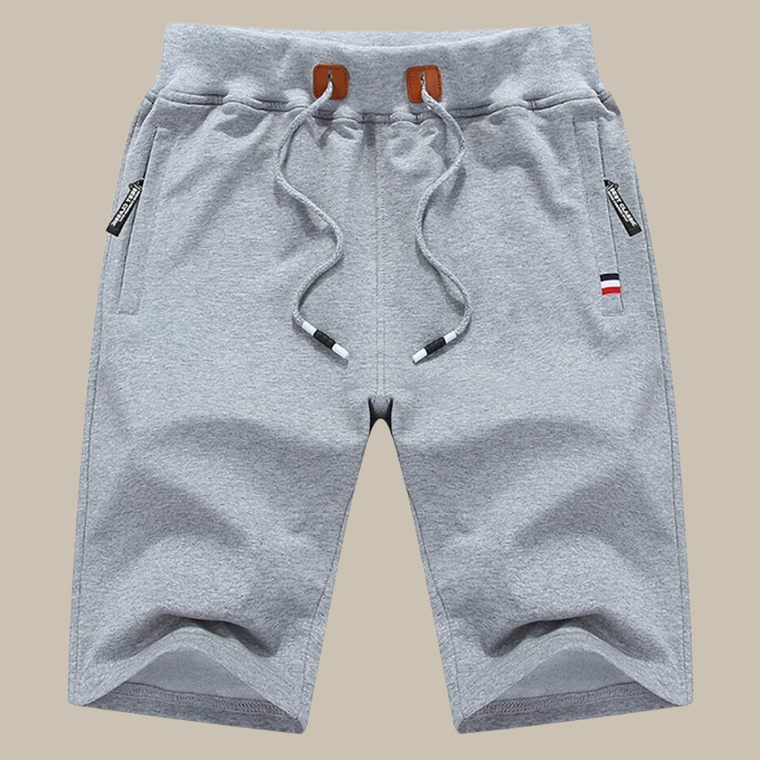 Brandon | Men's Drawstring Zip Pocket Casual Shorts