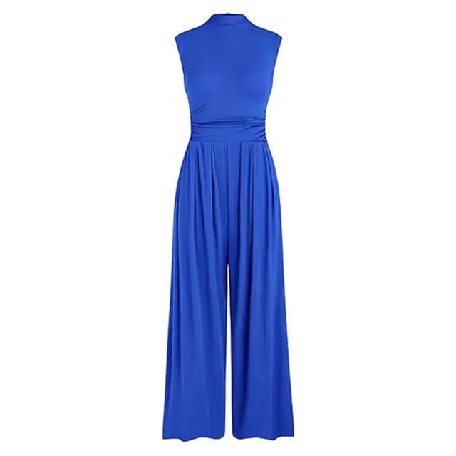Olivia | Women's Sleeveless Wide Leg Formal Jumpsuit