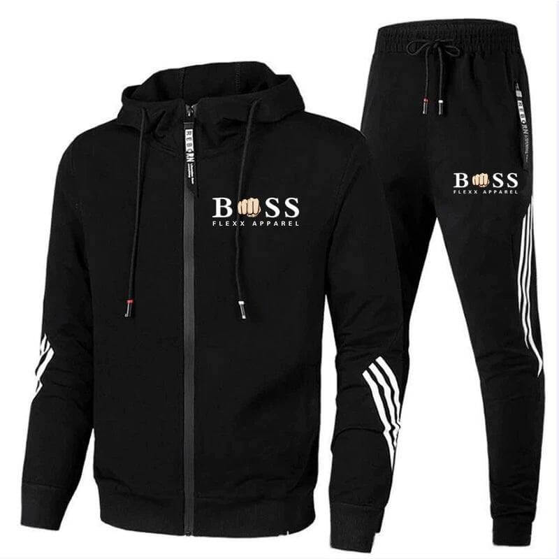 Dylan | Men's Stripe Hoodie And Sweatpant Set