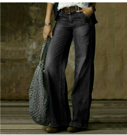 Freya | Women's Relaxed Fit Wide Leg Denim