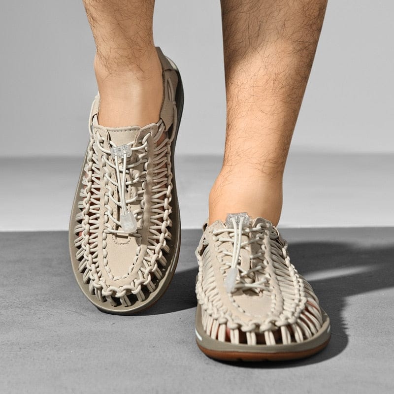 Jason | Men's Toggle Lock Round Toe Sandals