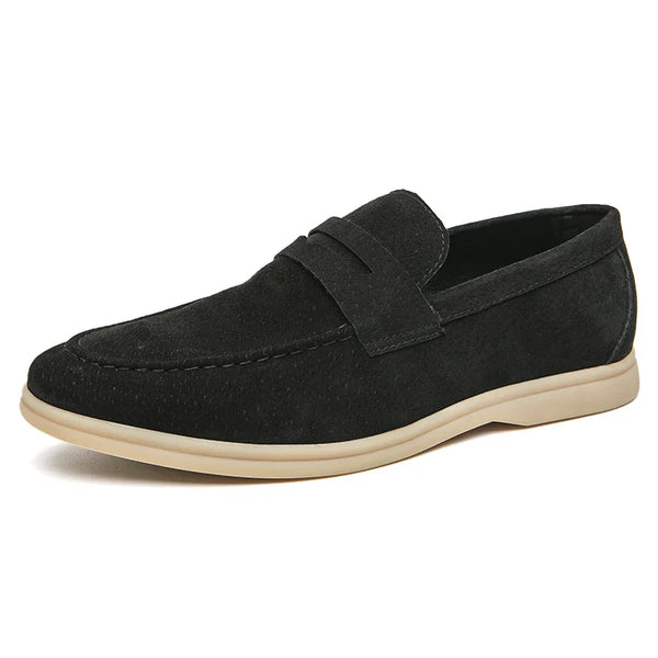 Marcus | Men's Solid Formal Slip On Loafers