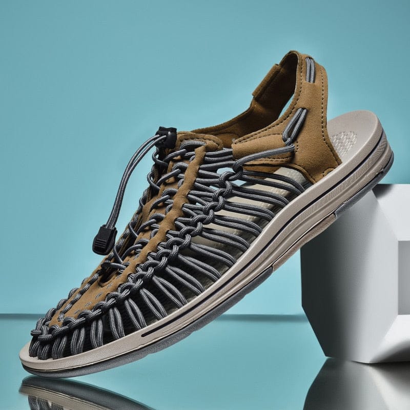 Jason | Men's Toggle Lock Round Toe Sandals