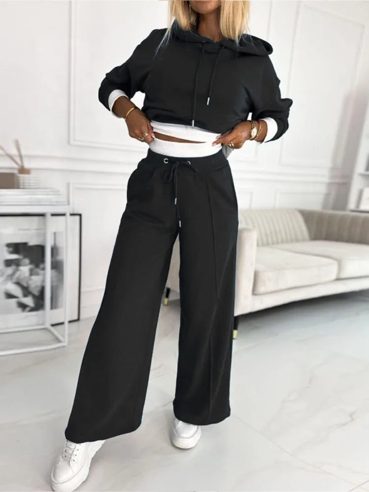 Sienna | Women's Cozy Hoodie Split-Hem Lounge Set