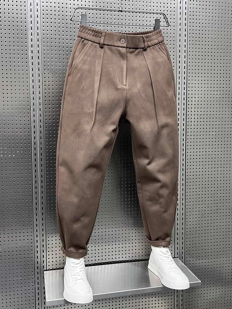 Victor | Men's Double Pleated Tapered Trousers