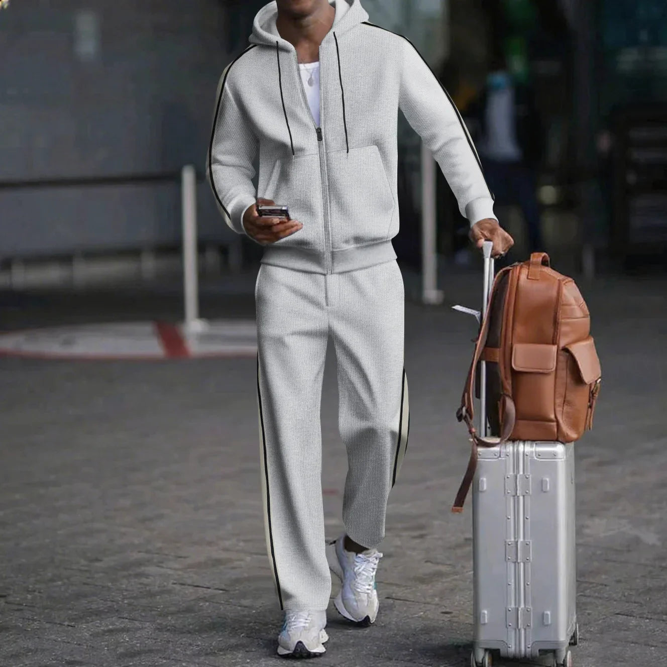 Jordan | Men's Zip Hoodie Two-Piece Tracksuit Set