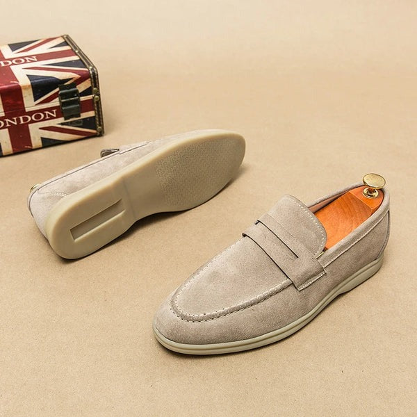 Marcus | Men's Solid Formal Slip On Loafers
