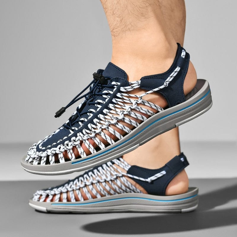 Jason | Men's Toggle Lock Round Toe Sandals