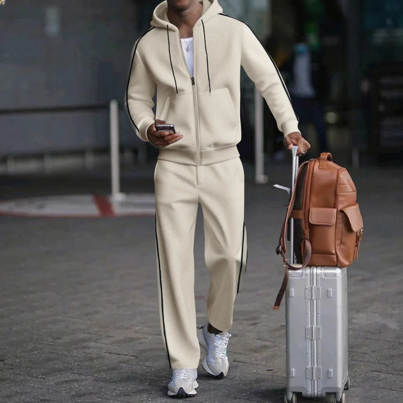 Jordan | Men's Zip Hoodie Two-Piece Tracksuit Set