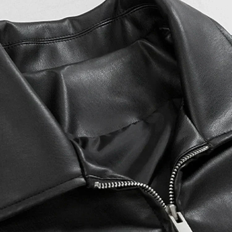 Ethan | Men's Oversized Leather Bomber Jacket