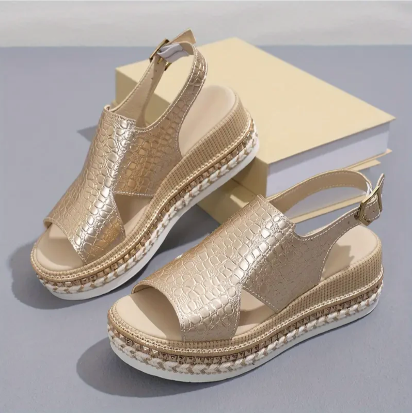 Clara | Women's Slingback Wedge Comfort Sandals