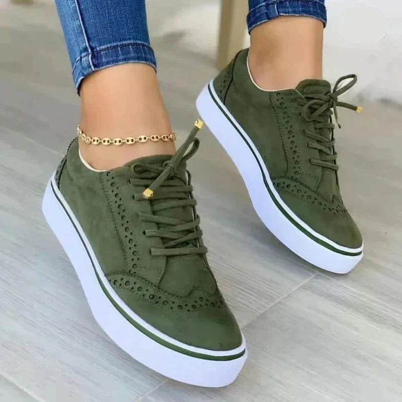 Nora | Women's Platform Lace-Up Sneakers