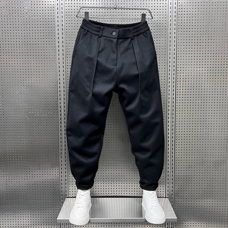 Victor | Men's Double Pleated Tapered Trousers