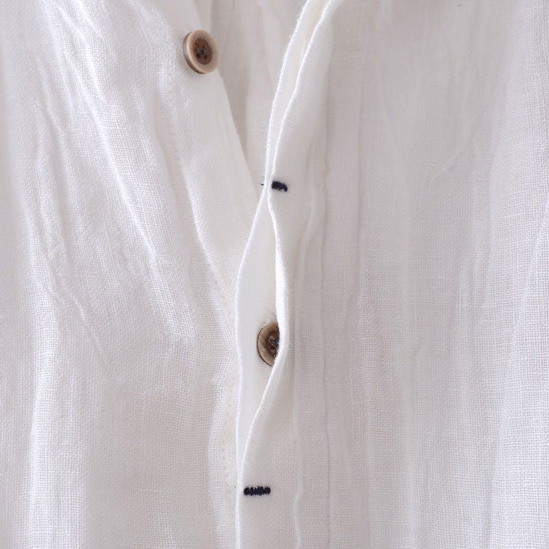 Julian | Men's Wrinkled Linen Shirt