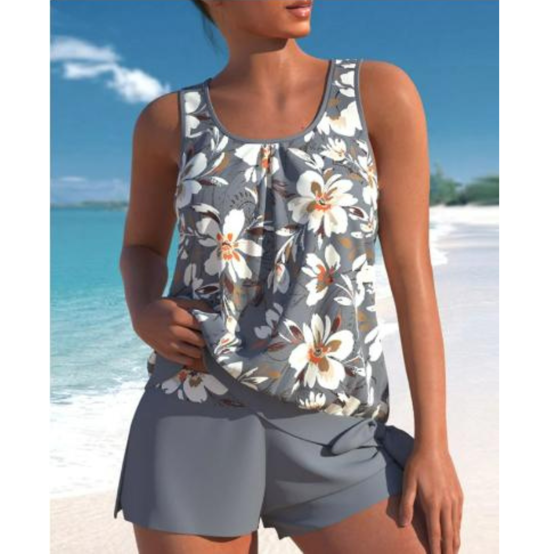 Paisley | Women's Sleeveless Two Piece Tankini Set