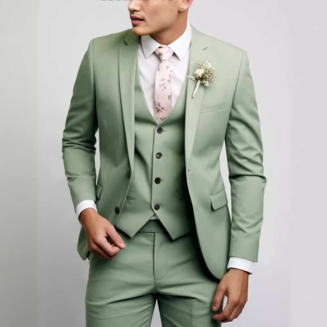 Adrian | Men's Three-Piece Slim-Fit Suit