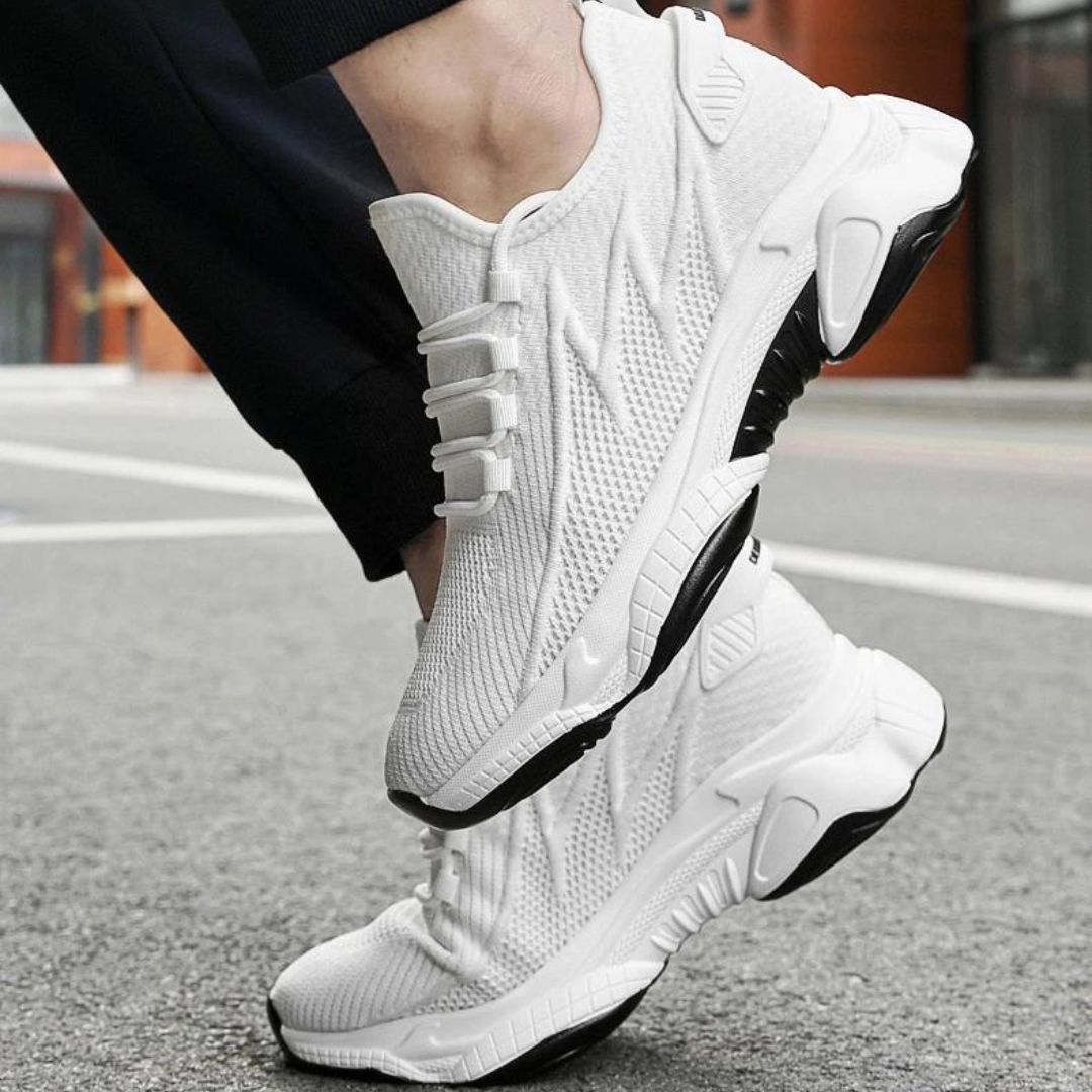 Axel | Men's Chunky-Sole Knit Sneakers
