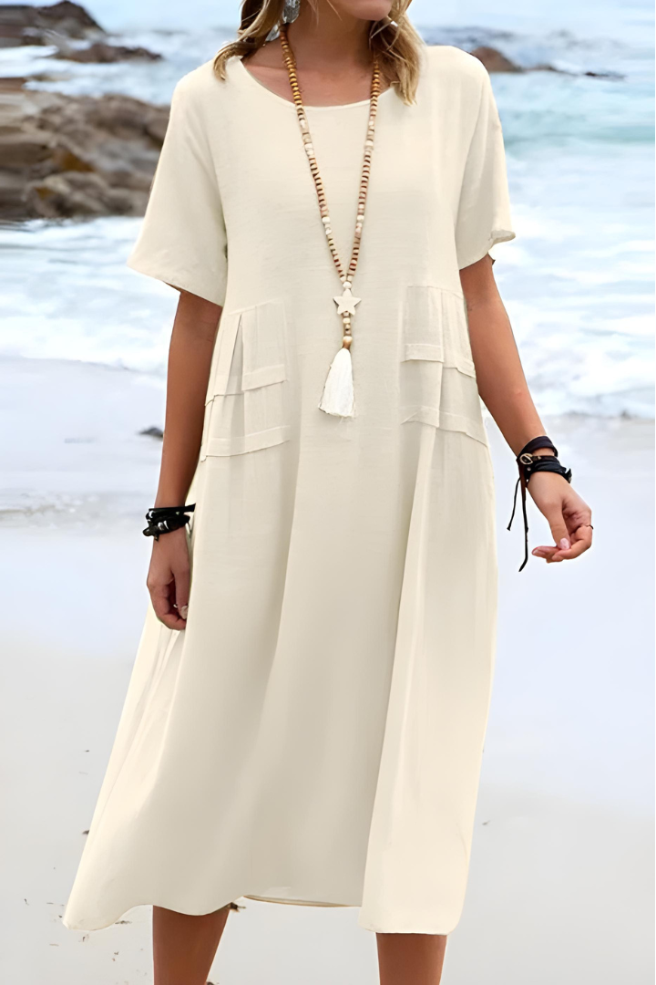 Savannah | Women's Loose Beach Midi Dress
