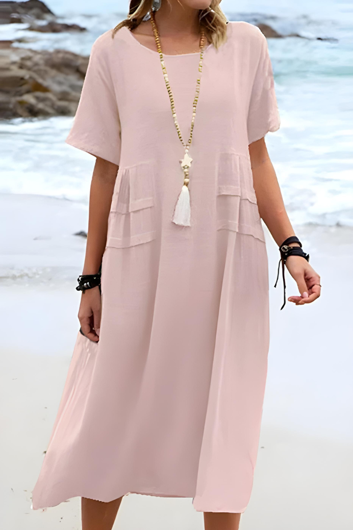 Savannah | Women's Loose Beach Midi Dress