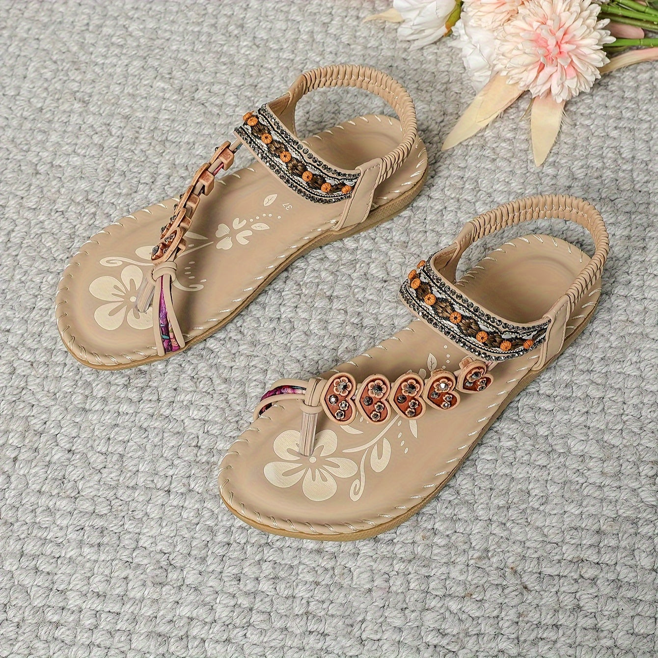 Layla | Women's Beaded Back Strap Sandals