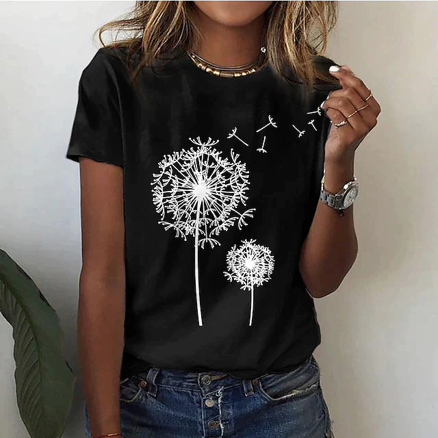 Emma | Women's Crew Neck Graphic T-Shirt