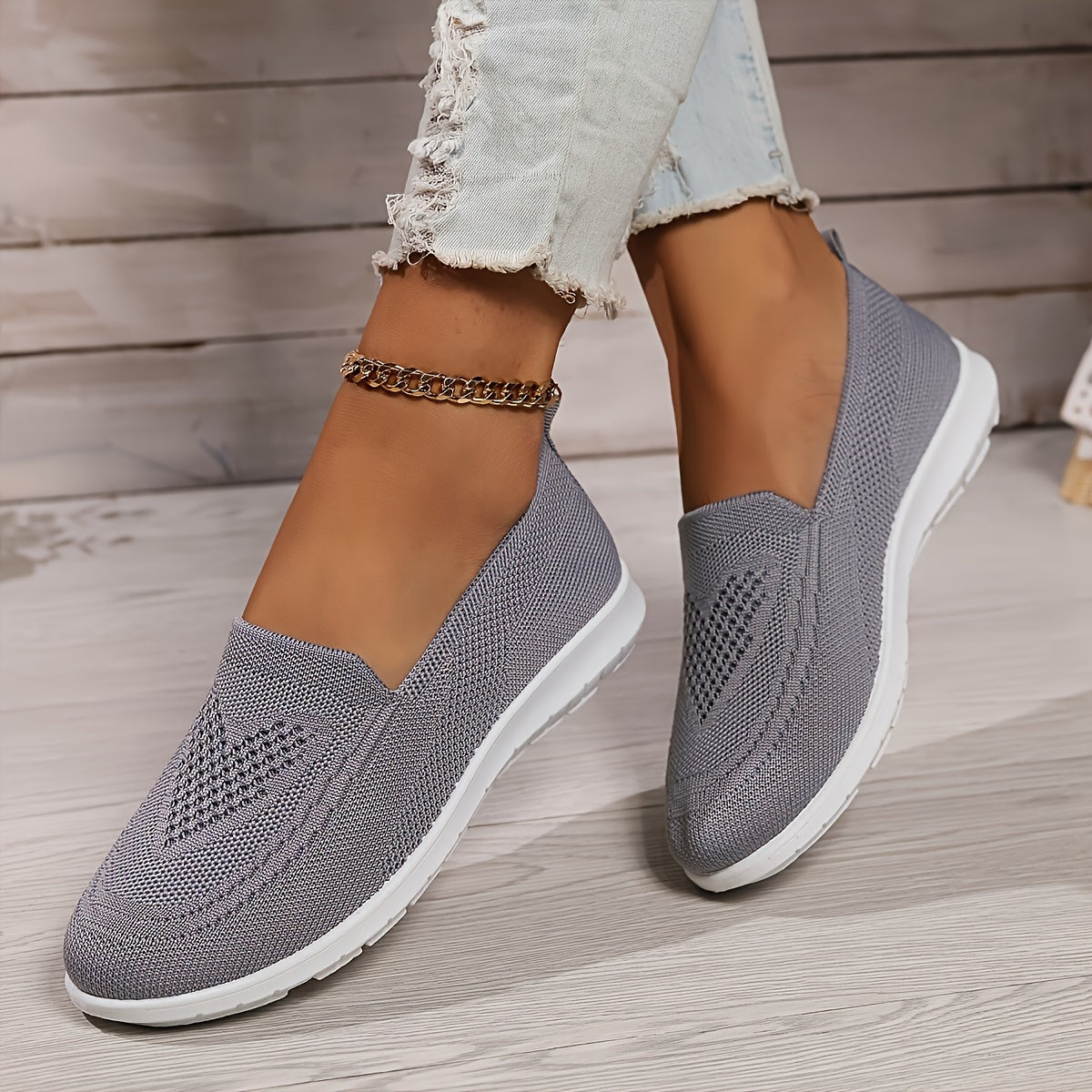 Avery | Women's Knit Slip-On Walking Shoes