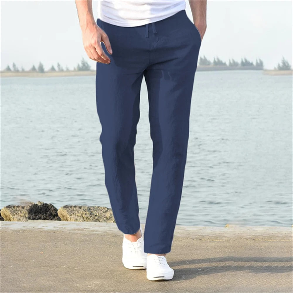 Felix | Men's Drawstring Linen Trousers