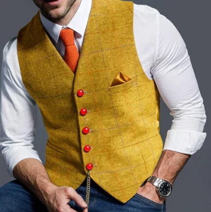 Arthur | Men's Classic Lapel Collar Vest