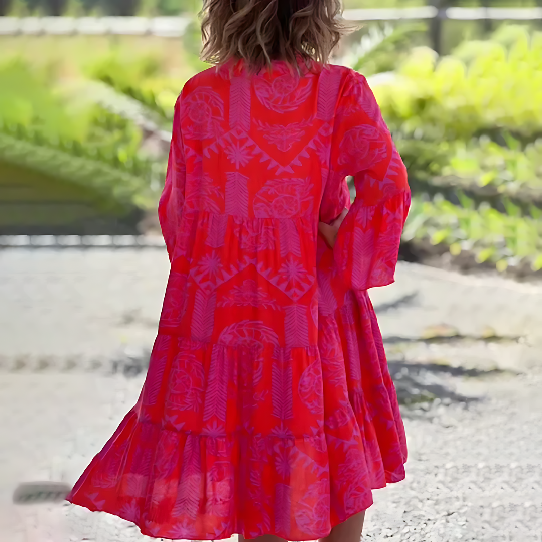 Lila | Women's Floral Tiered Summer Dress