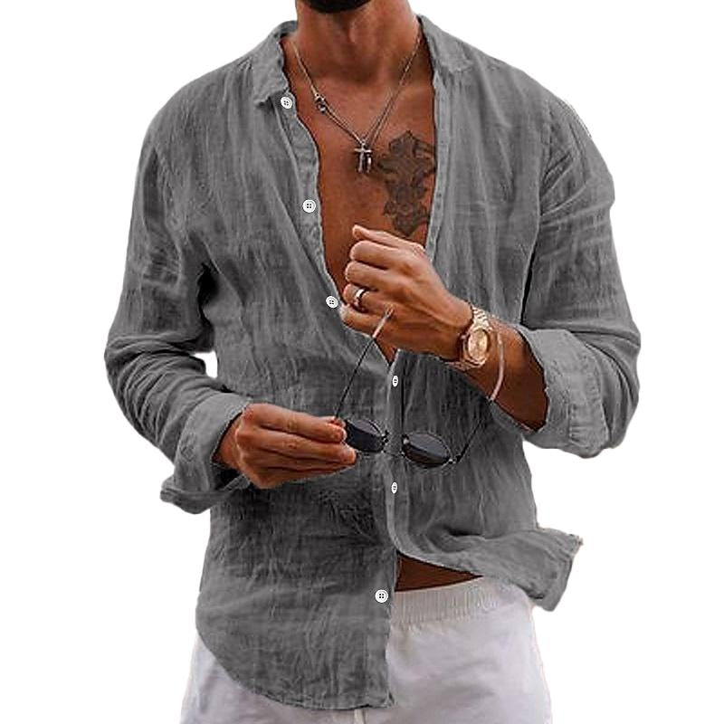 Noah | Men's Button-Up Linen Shirt