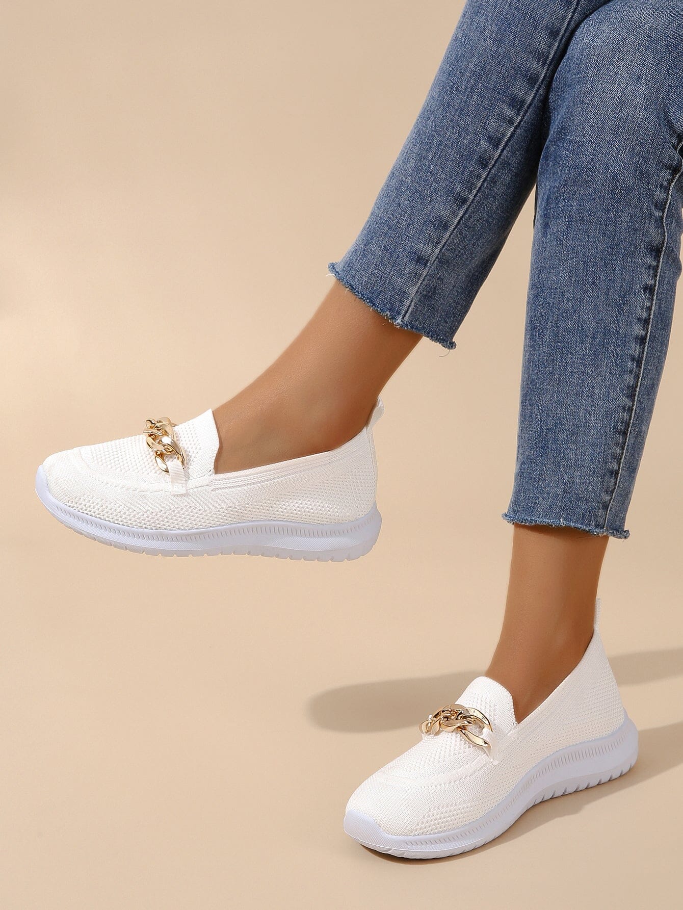 Ava | Women's Knit Slip On Casual Loafers