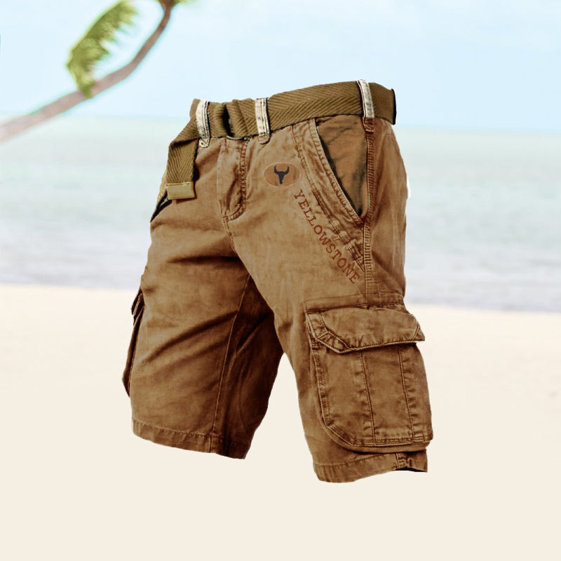 Dylan | Men's Utility Pocket Casual Cargo Shorts