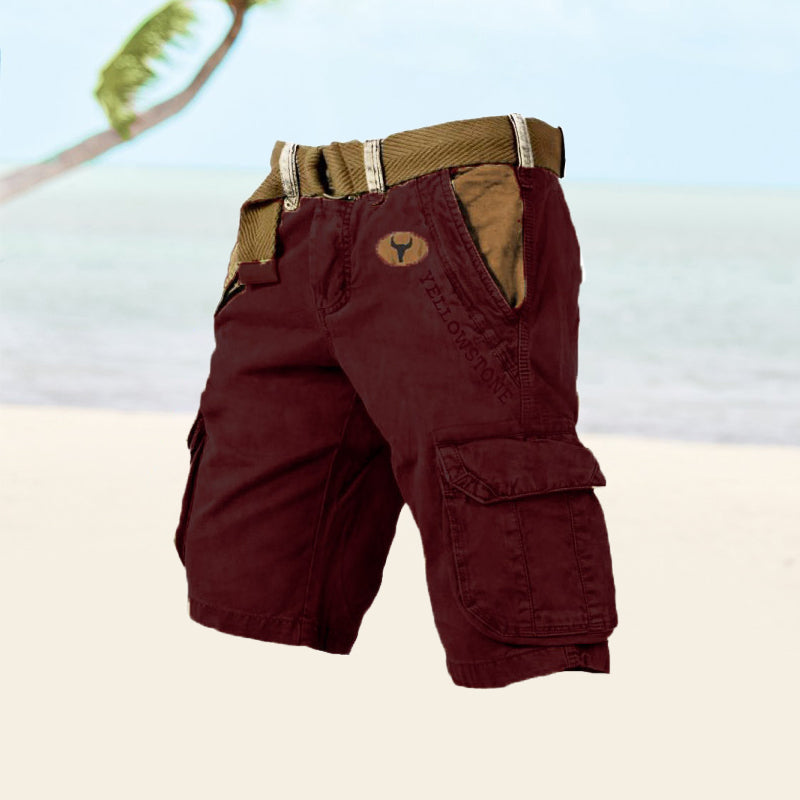 Dylan | Men's Utility Pocket Casual Cargo Shorts