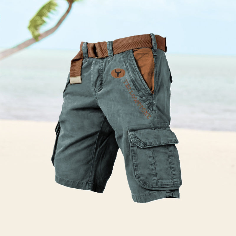 Dylan | Men's Utility Pocket Casual Cargo Shorts