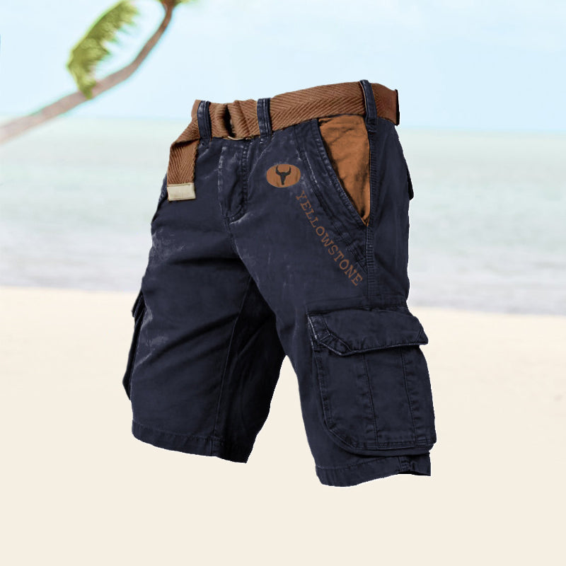 Dylan | Men's Utility Pocket Casual Cargo Shorts