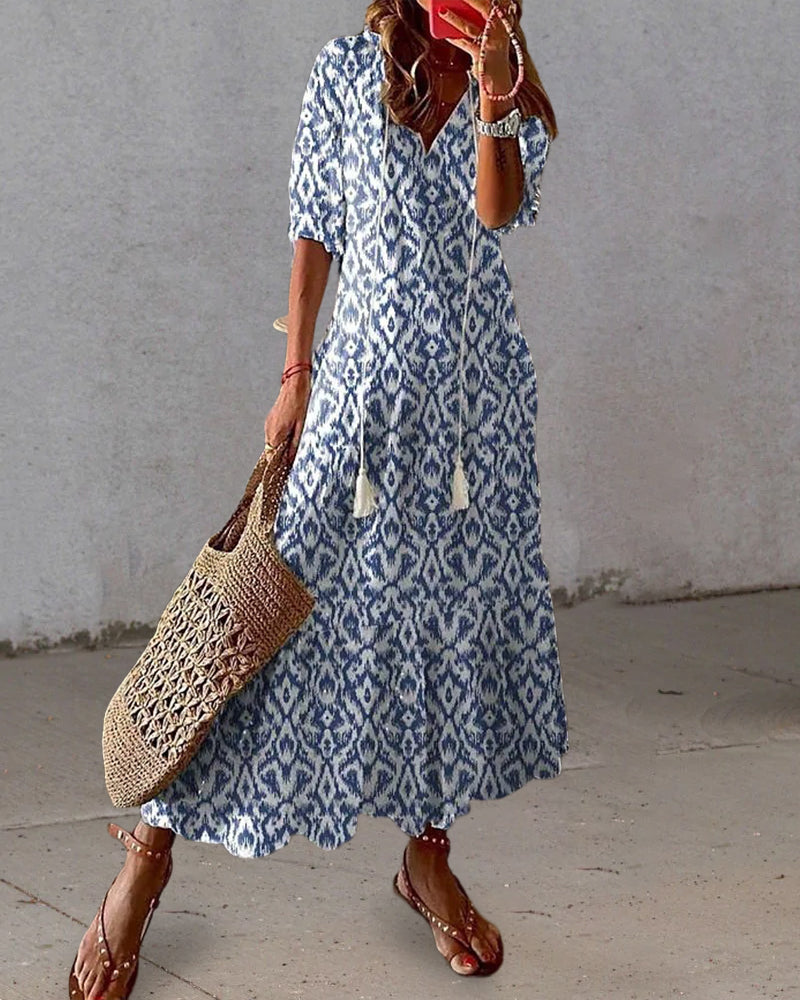 Willow | Women's A-Line Tiered Summer Dress
