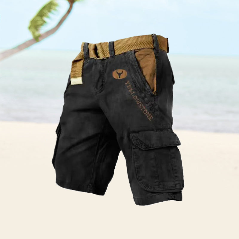 Dylan | Men's Utility Pocket Casual Cargo Shorts