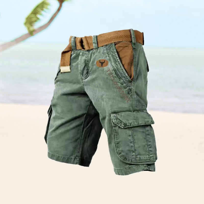 Dylan | Men's Utility Pocket Casual Cargo Shorts