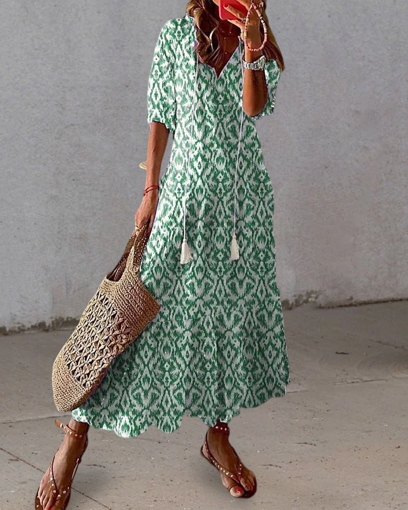 Willow | Women's A-Line Tiered Summer Dress
