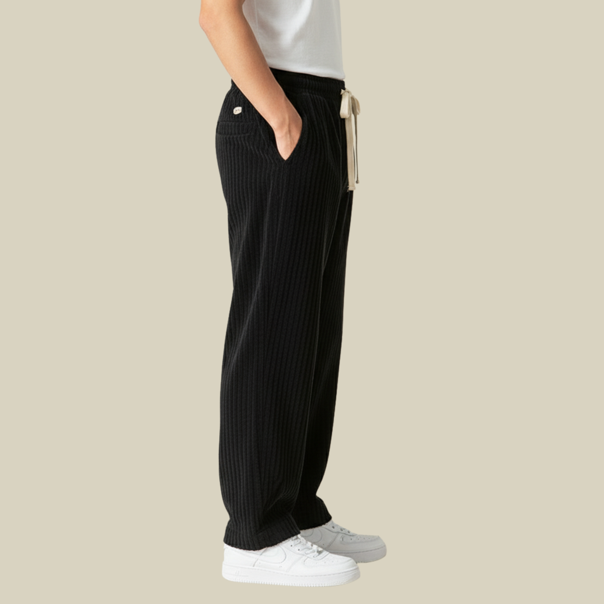 Mason | Men's Relaxed Corduroy Drawstring Trousers