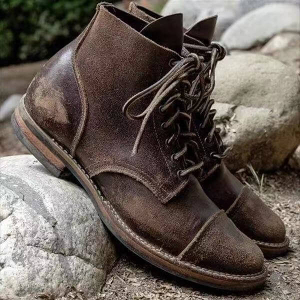 Arthur | Men's Lace-Up Leather Ankle Boots