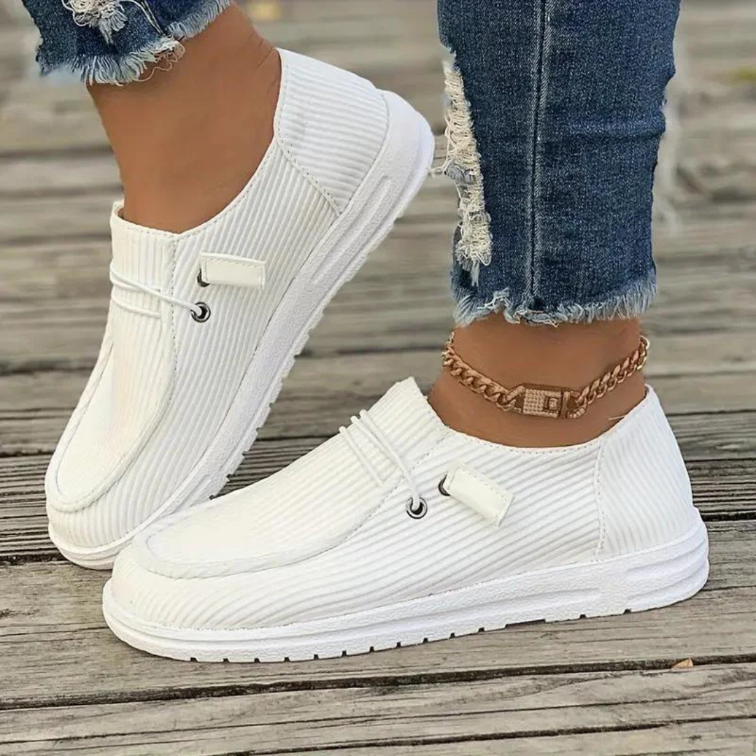 Lila | Women's Round Toe Slip On Walking Shoes