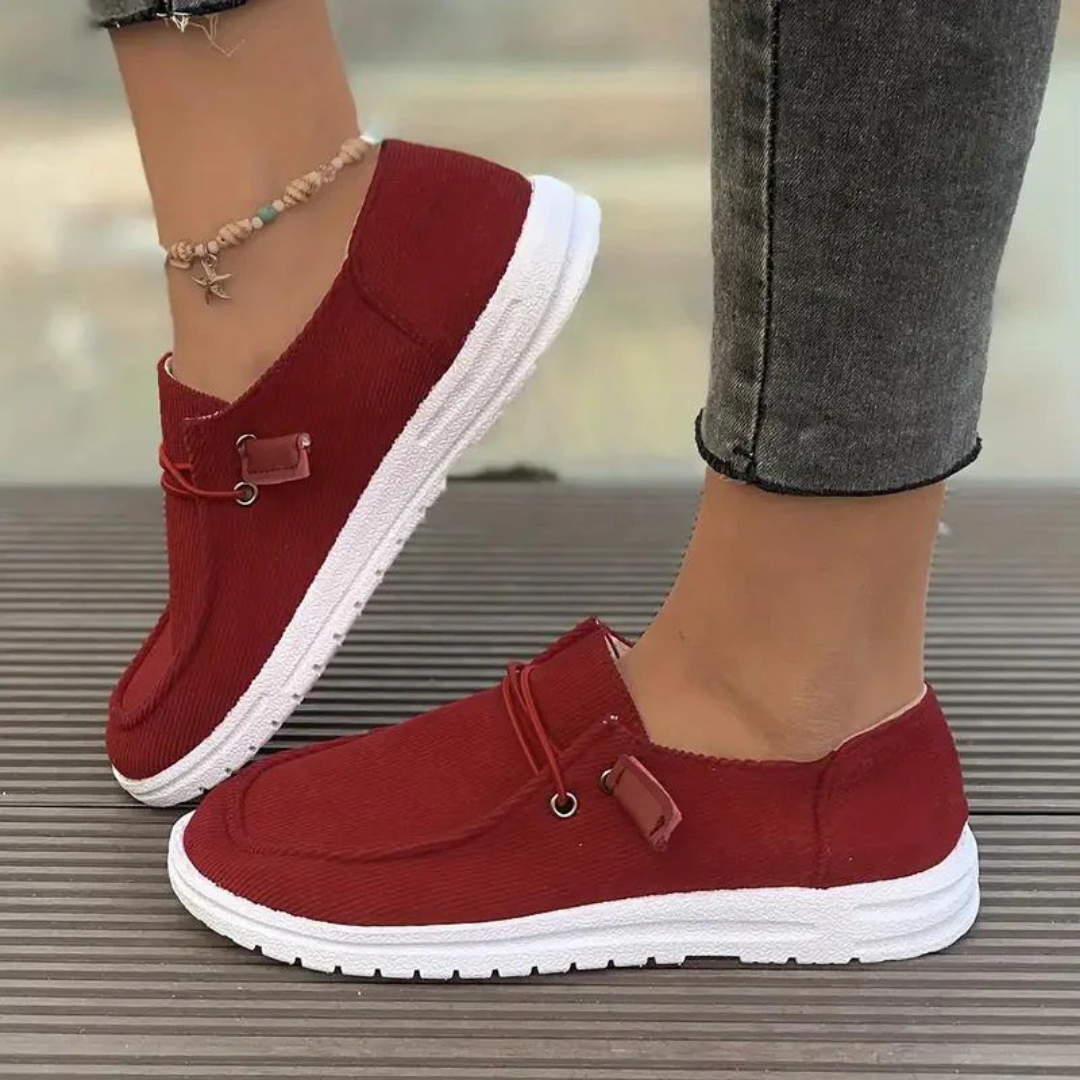 Lila | Women's Round Toe Slip On Walking Shoes