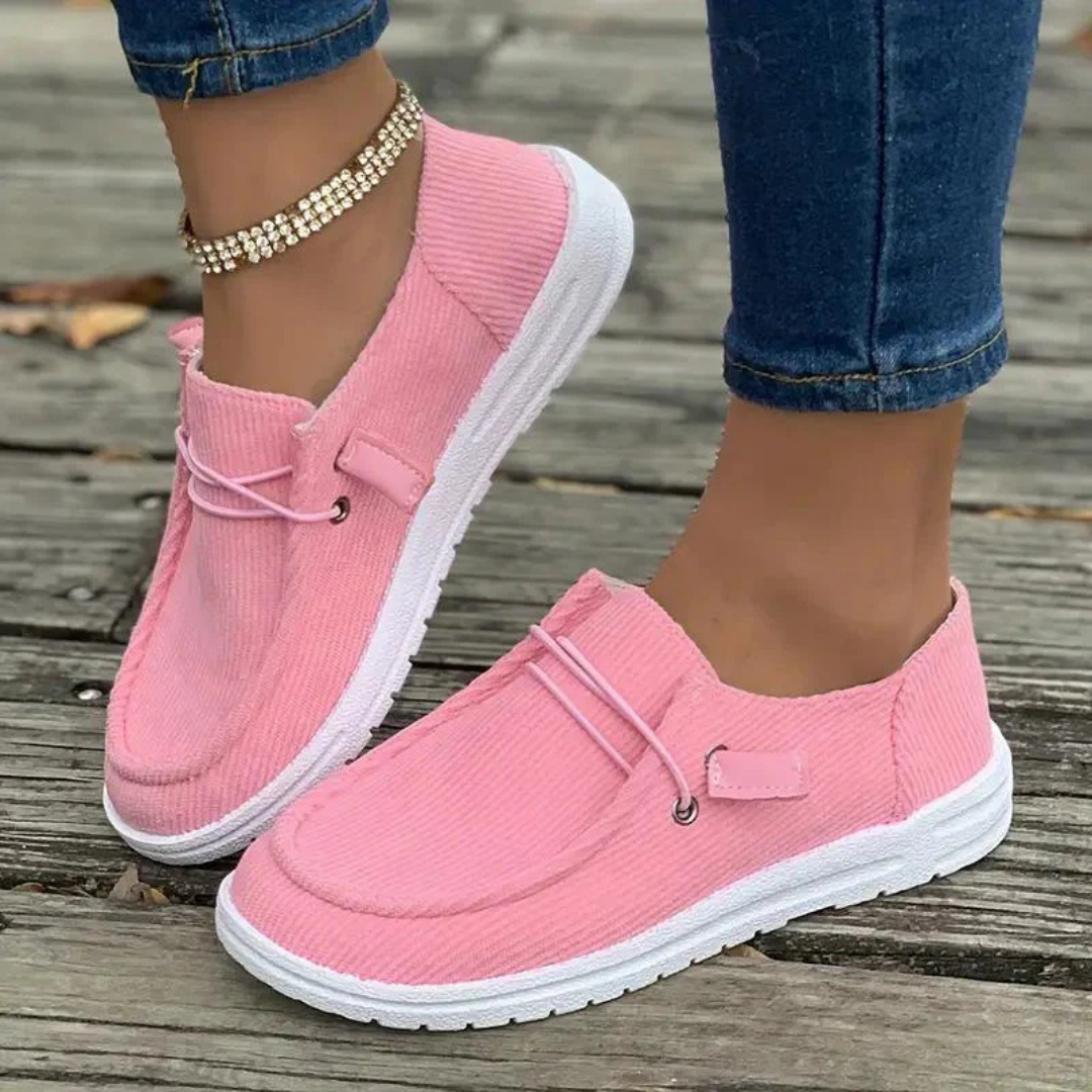 Lila | Women's Round Toe Slip On Walking Shoes