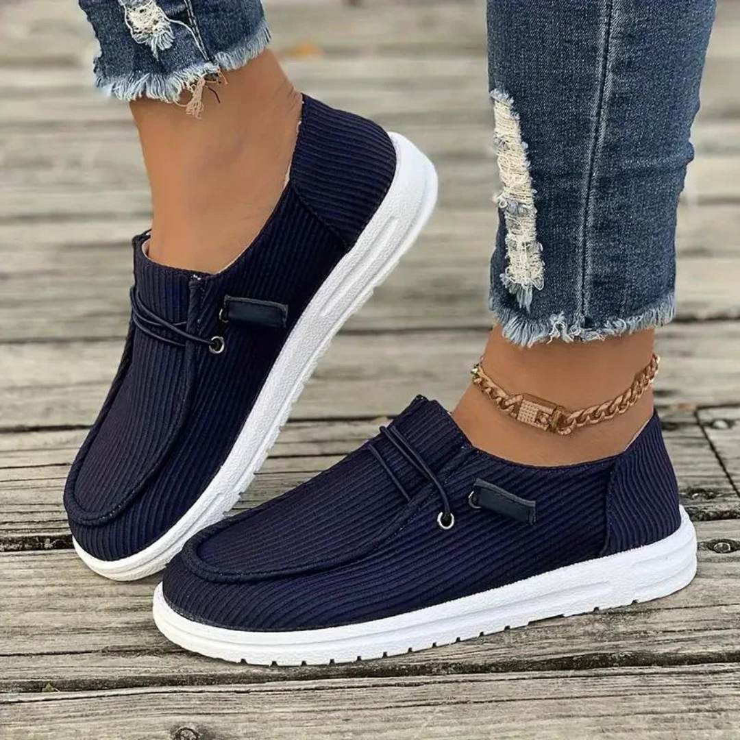 Lila | Women's Round Toe Slip On Walking Shoes