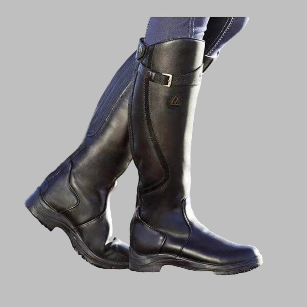 Helena | Women's Rugged Leather Riding Boots