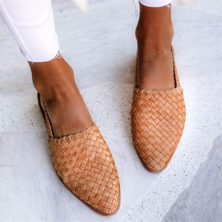 Ivy | Women's Slingback Closed Toe Flat Sandals